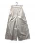 CARLA (カーラ) Easy 撥水 wide pants ホワイト サイズ:F-short 未使用品：18000円