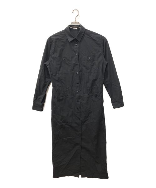 BRILLIANT（ブリリアント）BRILLIANT (ブリリアント) ロングシャツワンピース ブラック サイズ:SIZE36の古着・服飾アイテム