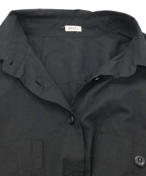 BRILLIANT（ブリリアント）BRILLIANT (ブリリアント) ロングシャツワンピース ブラック サイズ:SIZE36の古着・服飾アイテム