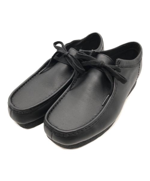 CLARKS（クラークス）CLARKS (クラークス) Wallabee EVO WP ワラビーエヴォウォータープルーフ ブラック サイズ:24.5の古着・服飾アイテム