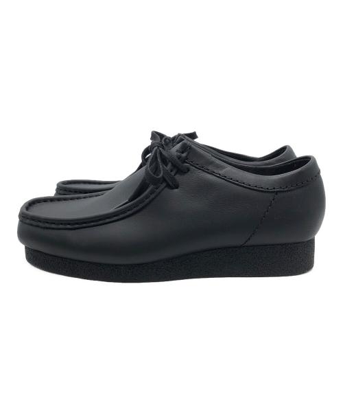 CLARKS（クラークス）CLARKS (クラークス) Wallabee EVO WP ワラビーエヴォウォータープルーフ ブラック サイズ:24.5の古着・服飾アイテム