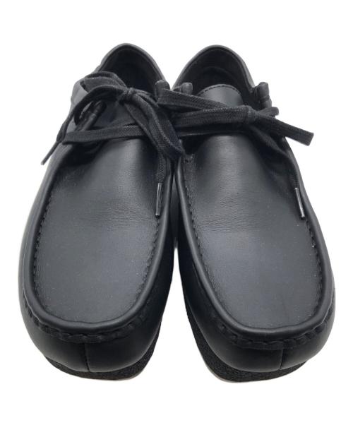 CLARKS（クラークス）CLARKS (クラークス) Wallabee EVO WP ワラビーエヴォウォータープルーフ ブラック サイズ:24.5の古着・服飾アイテム