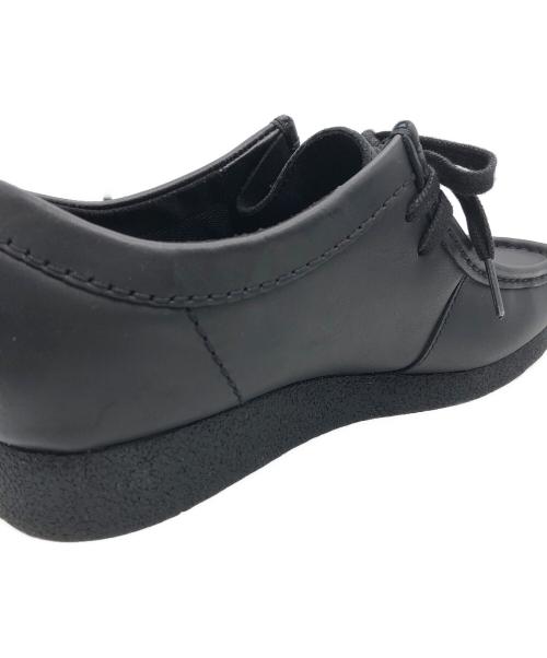 CLARKS（クラークス）CLARKS (クラークス) Wallabee EVO WP ワラビーエヴォウォータープルーフ ブラック サイズ:24.5の古着・服飾アイテム