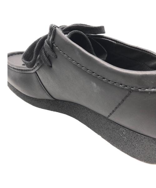 CLARKS（クラークス）CLARKS (クラークス) Wallabee EVO WP ワラビーエヴォウォータープルーフ ブラック サイズ:24.5の古着・服飾アイテム