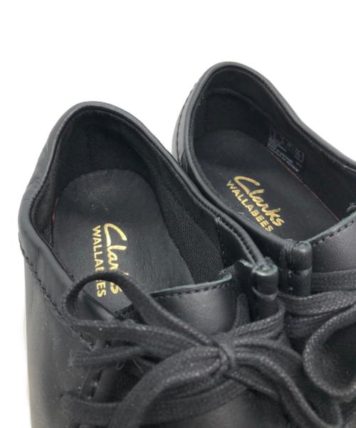 CLARKS（クラークス）CLARKS (クラークス) Wallabee EVO WP ワラビーエヴォウォータープルーフ ブラック サイズ:24.5の古着・服飾アイテム