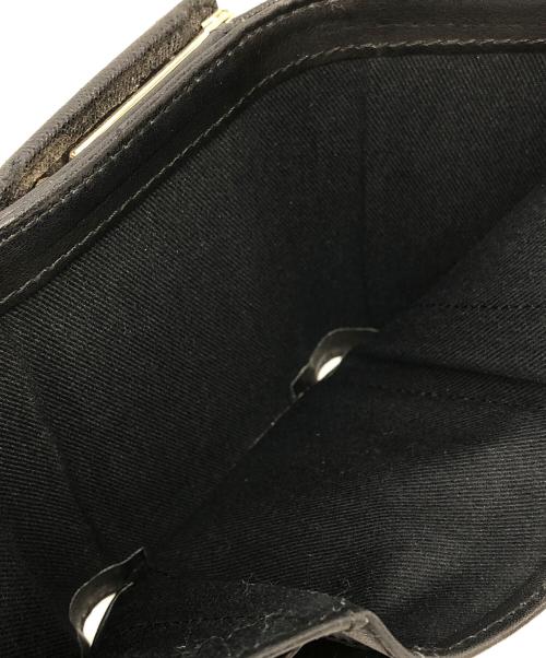 Vivienne Westwood（ヴィヴィアンウエストウッド）Vivienne Westwood (ヴィヴィアンウエストウッド) がま口3つ折り財布 ブラックの古着・服飾アイテム