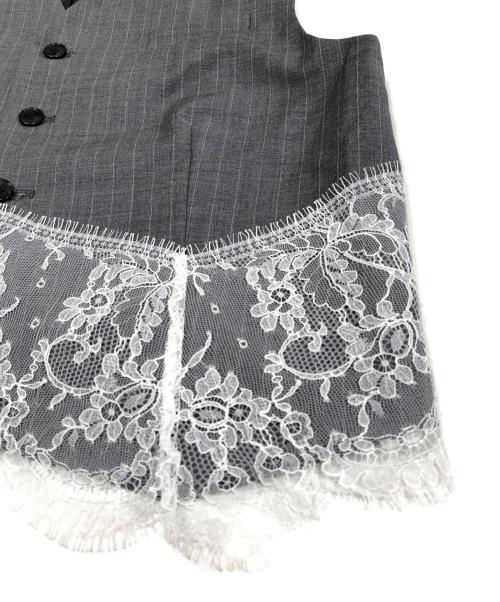 IENA（イエナ）IENA (イエナ) ヘムレースジレ グレー サイズ:FREEの古着・服飾アイテム