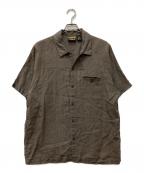 Patagoniaパタゴニア）の古着「Pataloha Hemp Open Collar S/S Shirt」｜ブラウン