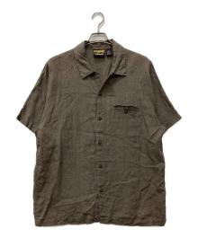 Patagonia（パタゴニア）の古着「Pataloha Hemp Open Collar S/S Shirt」｜ブラウン
