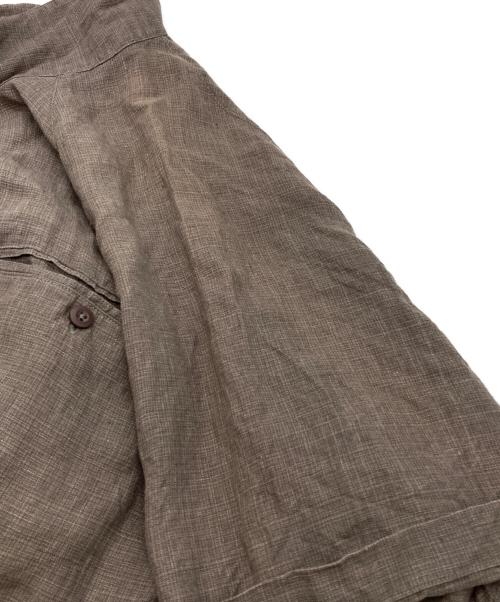 Patagonia（パタゴニア）Patagonia (パタゴニア) Pataloha Hemp Open Collar S/S Shirt ブラウン サイズ:Mの古着・服飾アイテム