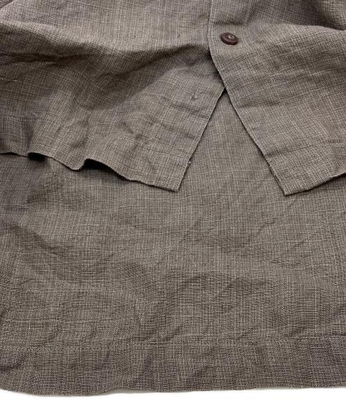 Patagonia（パタゴニア）Patagonia (パタゴニア) Pataloha Hemp Open Collar S/S Shirt ブラウン サイズ:Mの古着・服飾アイテム