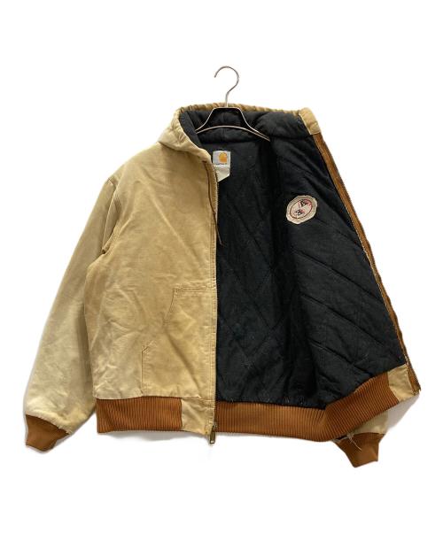 CarHartt（カーハート）CarHartt (カーハート) 企業刺繍ロゴ アクティブジャケット ベージュ サイズ:不明の古着・服飾アイテム