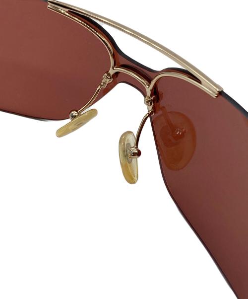 Christian Dior（クリスチャン ディオール）Christian Dior (クリスチャン ディオール) MINI MOTARD  リムレスサングラス シルバー×パープル サイズ:下記参照の古着・服飾アイテム