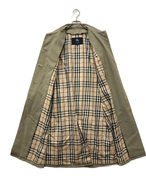BURBERRY（バーバリー）BURBERRY (バーバリー) ノバチェックライニングステンカラーコート カーキ サイズ:SIZE40の古着・服飾アイテム