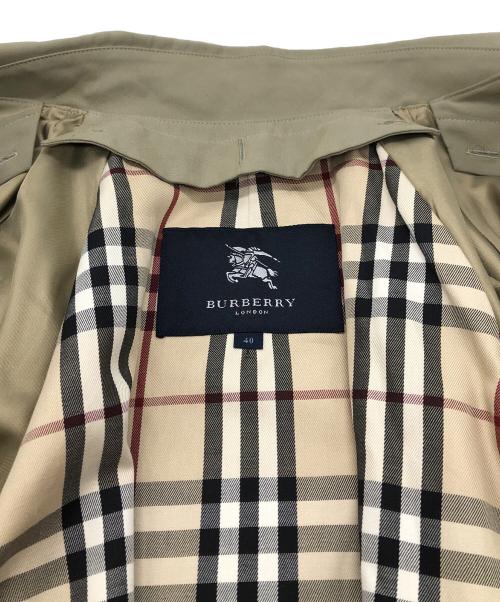 BURBERRY（バーバリー）BURBERRY (バーバリー) ノバチェックライニングステンカラーコート カーキ サイズ:SIZE40の古着・服飾アイテム
