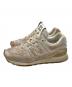 MIU MIU (ミュウミュウ) NEW BALANCE (ニューバランス) 574 Vintage-Effect Nappa ベージュ サイズ:37：50000円