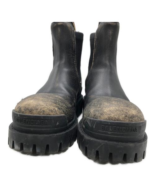 BALENCIAGA（バレンシアガ）BALENCIAGA (バレンシアガ) Strike Chelsea Boot/ストライク チェルシーブーツ ブラック サイズ:SIZE41の古着・服飾アイテム