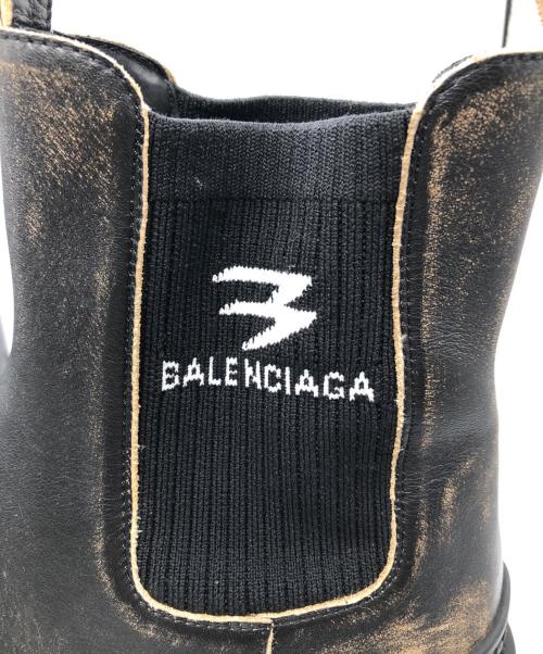 BALENCIAGA（バレンシアガ）BALENCIAGA (バレンシアガ) Strike Chelsea Boot/ストライク チェルシーブーツ ブラック サイズ:SIZE41の古着・服飾アイテム