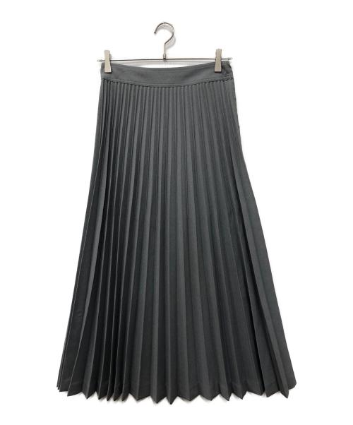 THE SHINZONE（ザ シンゾーン）THE SHINZONE (ザ シンゾーン) PLEATS SKIRT グレー サイズ:34の古着・服飾アイテム