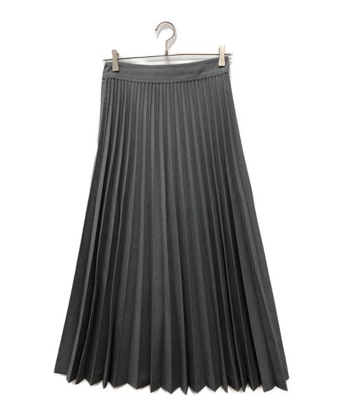THE SHINZONE（ザ シンゾーン）THE SHINZONE (ザ シンゾーン) PLEATS SKIRT グレー サイズ:34の古着・服飾アイテム
