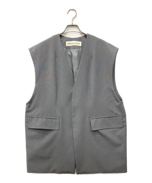 THE SHINZONE（ザ シンゾーン）THE SHINZONE (ザ シンゾーン) Vネック ビッグ ベスト グレー サイズ:FOの古着・服飾アイテム