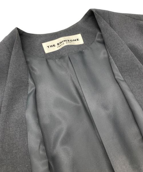 THE SHINZONE（ザ シンゾーン）THE SHINZONE (ザ シンゾーン) Vネック ビッグ ベスト グレー サイズ:FOの古着・服飾アイテム
