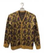 Needlesニードルズ）の古着「Mohair Cardigan - Flower」｜イエロー