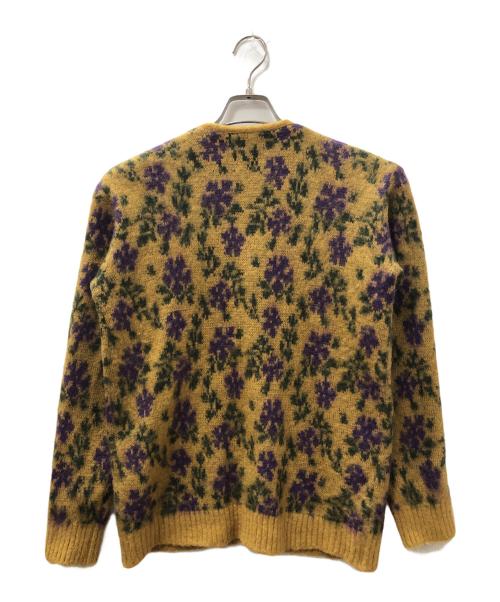 Needles（ニードルズ）Needles (ニードルズ) Mohair Cardigan - Flower イエロー サイズ:SIZE XSの古着・服飾アイテム