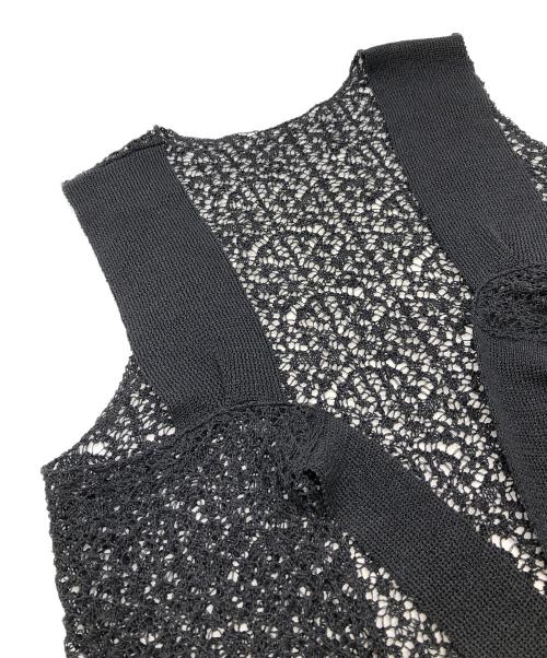 enrica（エンリカ）enrica (エンリカ) レースガラKNIT ネイビー サイズ:FREE 未使用品の古着・服飾アイテム