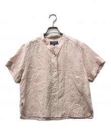 MARGARET HOWELL（マーガレットハウエル）の古着「LINEN VOILE SHIRT」｜ピンク