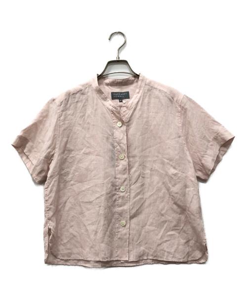 MARGARET HOWELL（マーガレットハウエル）MARGARET HOWELL (マーガレットハウエル) LINEN VOILE SHIRT ピンク サイズ:2 未使用品の古着・服飾アイテム