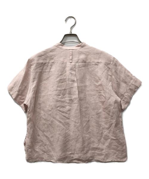 MARGARET HOWELL（マーガレットハウエル）MARGARET HOWELL (マーガレットハウエル) LINEN VOILE SHIRT ピンク サイズ:2 未使用品の古着・服飾アイテム