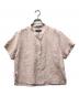 MARGARET HOWELL（マーガレットハウエル）の古着「LINEN VOILE SHIRT」｜ピンク