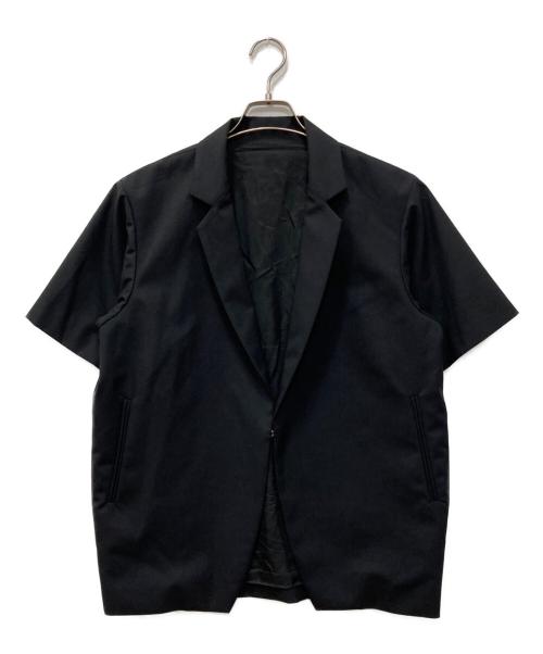 ETHOSENS（エトセンス）ETHOSENS (エトセンス) Short sleeve jacket ブラック サイズ:下記参照の古着・服飾アイテム