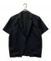 ETHOSENS（エトセンス）の古着「Short sleeve jacket」｜ブラック