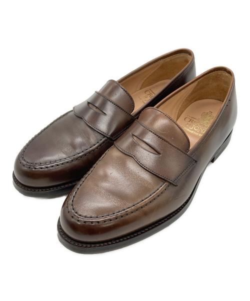 Crockett & Jones（クロケット＆ジョーンズ）Crockett & Jones (クロケット＆ジョーンズ) BOSTON 2 ローファー ブラウン サイズ:6 1/2の古着・服飾アイテム