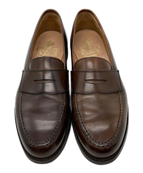 Crockett & Jones（クロケット＆ジョーンズ）Crockett & Jones (クロケット＆ジョーンズ) BOSTON 2 ローファー ブラウン サイズ:6 1/2の古着・服飾アイテム