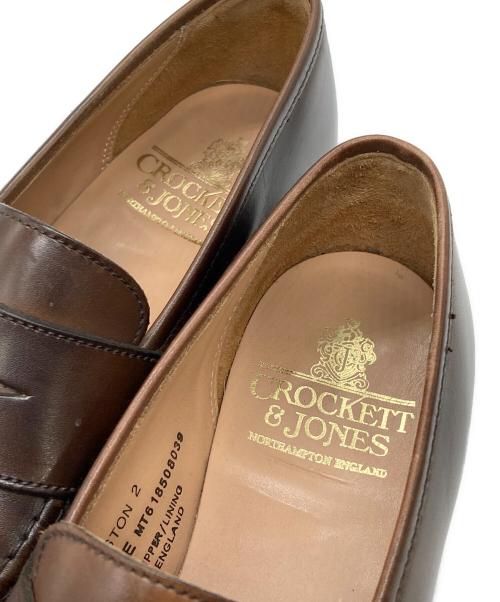 Crockett & Jones（クロケット＆ジョーンズ）Crockett & Jones (クロケット＆ジョーンズ) BOSTON 2 ローファー ブラウン サイズ:6 1/2の古着・服飾アイテム