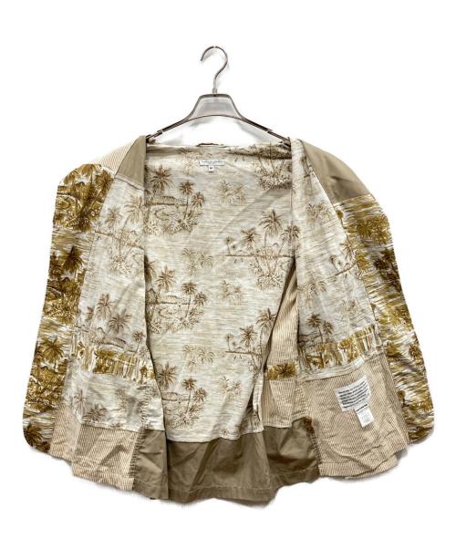 Engineered Garments（エンジニアド ガーメンツ）Engineered Garments (エンジニアド ガーメンツ) Loiter jacket - Hawaiian Print ベージュ サイズ:Mの古着・服飾アイテム