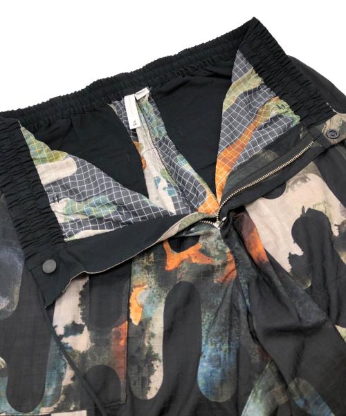 Y-3（ワイスリー）Y-3 (ワイスリー) CH1 CAMO ALLOVER PRINT PANTS ブラック×グレー サイズ:Mの古着・服飾アイテム
