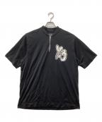 Y-3ワイスリー）の古着「ハーフジップTシャツ」｜ブラック