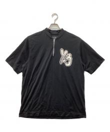 Y-3（ワイスリー）の古着「ハーフジップTシャツ」｜ブラック