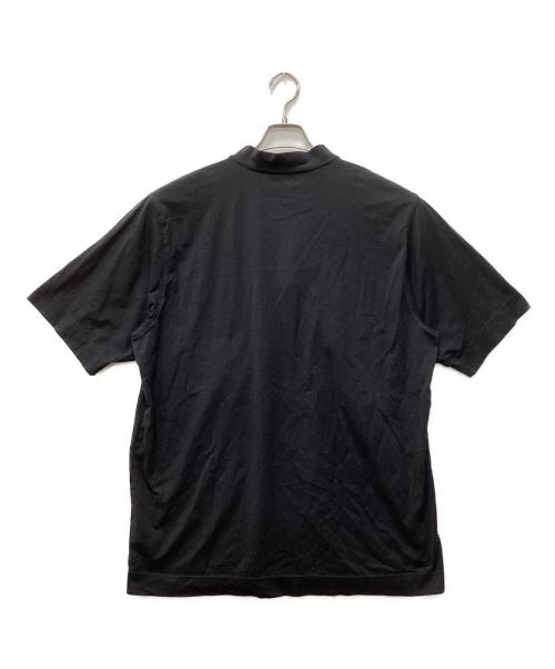 Y-3（ワイスリー）Y-3 (ワイスリー) ハーフジップTシャツ ブラック サイズ:Lの古着・服飾アイテム