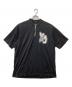 Y-3（ワイスリー）の古着「ハーフジップTシャツ」｜ブラック