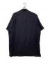 Yohji Yamamoto pour homme (ヨウジヤマモト プールオム) シアーオープンカラー半袖シャツ ブラック サイズ:3：25000円