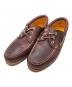 Timberland（ティンバーランド）の古着「3-EYE BOAT SHOE」｜バーガンディー