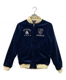 Hysteric Glamour（ヒステリックグラマー）の古着「NASHVILLE 別珍スーベニアジャケット」｜ネイビー