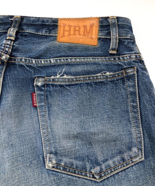 HOLLYWOOD RANCH MARKET（ハリウッドランチマーケッド）HOLLYWOOD RANCH MARKET (ハリウッドランチマーケッド) HP405 ダメージ×リペア セルヴィッジデニム インディゴ サイズ:W33×L33の古着・服飾アイテム