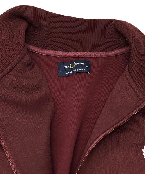 FRED PERRY（フレッドペリー）FRED PERRY (フレッドペリー) BEAMS (ビームス) 別注トラックジャケット レッド サイズ:XLの古着・服飾アイテム