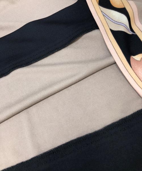 LEONARD FASHION（レオナールファッション）LEONARD FASHION (レオナールファッション) フラワーパイピング セットアップワンピース グレー サイズ:Mの古着・服飾アイテム
